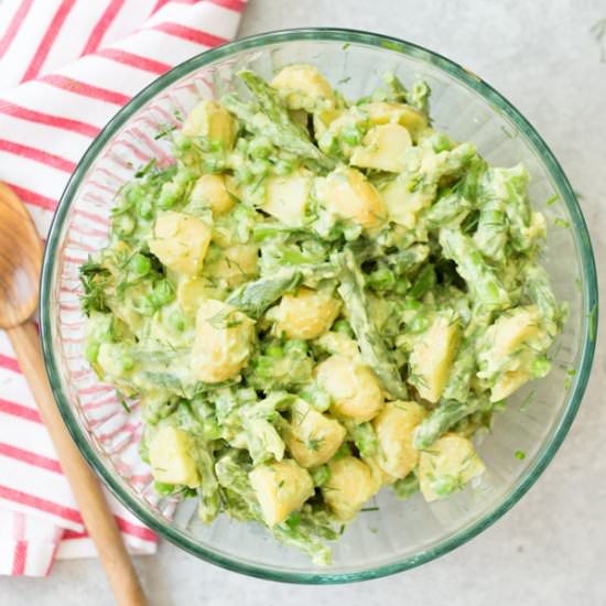 Avocado Potato & Veggie Salad