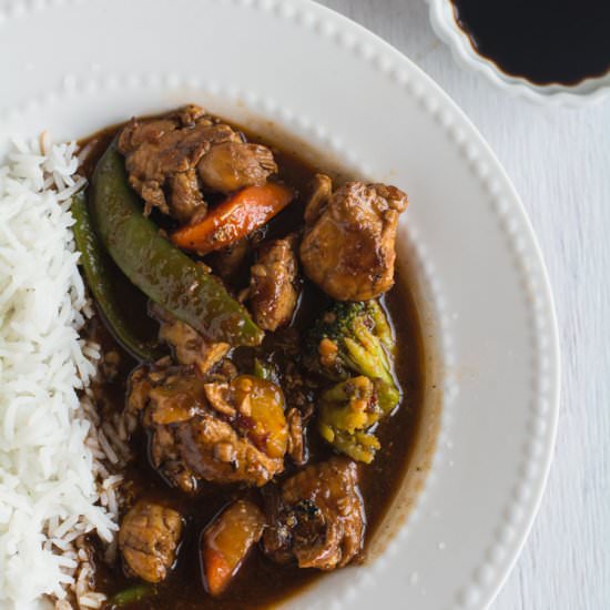 Asian Szechuan chicken