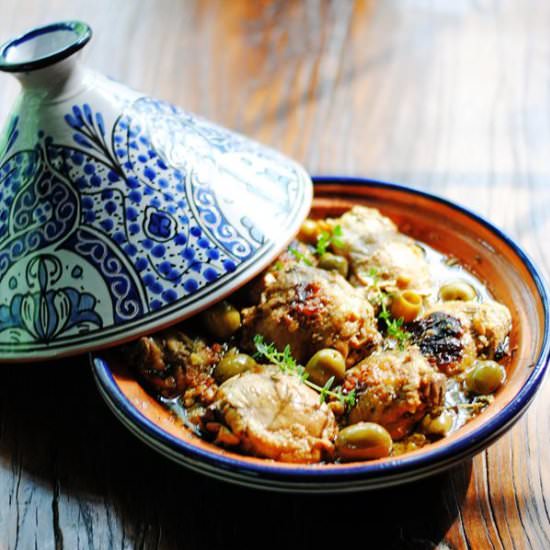 Moroccan chicken tagine