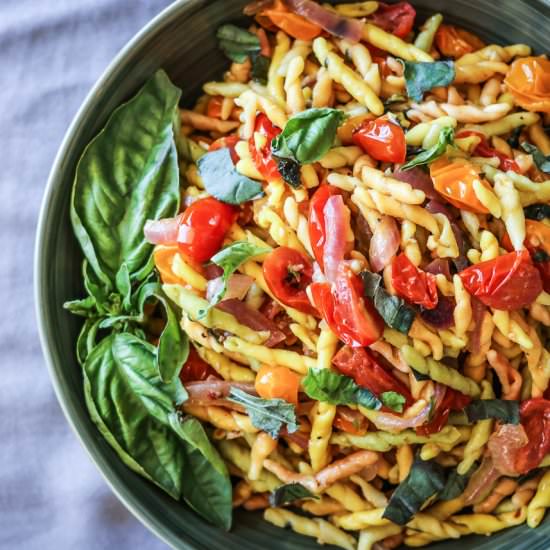 Vegan Fusilli Pasta Salad