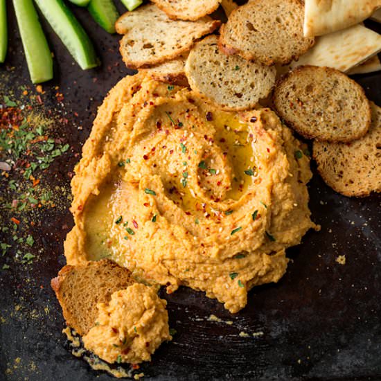 Roasted Garlic Hummus