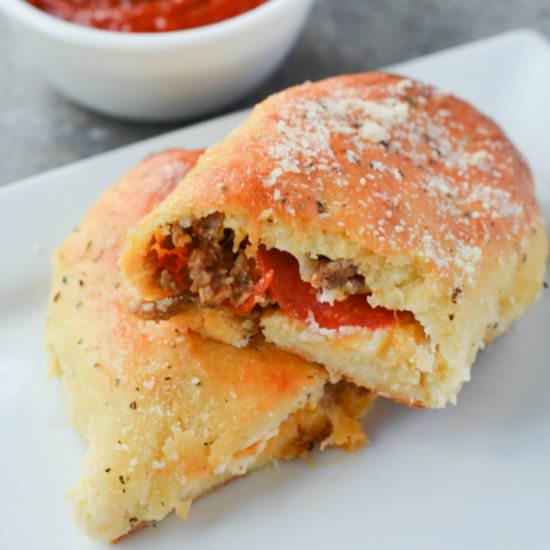 Keto Fathead Pizza Pockets