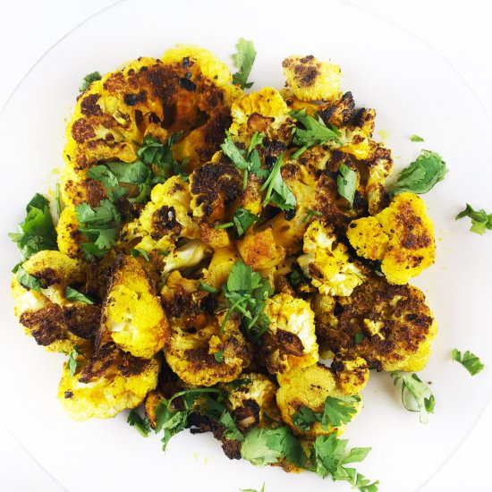 Grilled Spiced Cauliflower