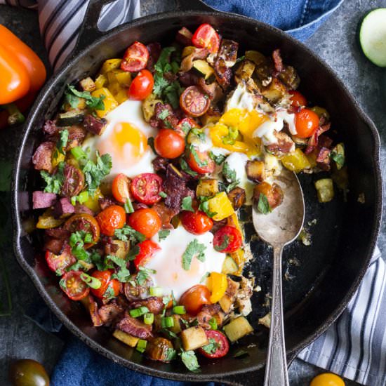 Sweet Potato Hash with Bacon