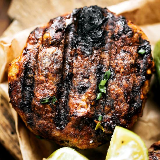 Spicy Grilled Avocado Burger