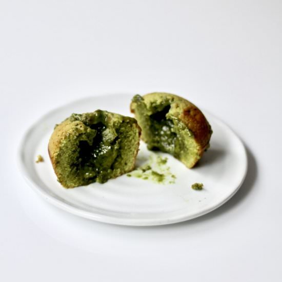 Matcha White Chocolate Financiers