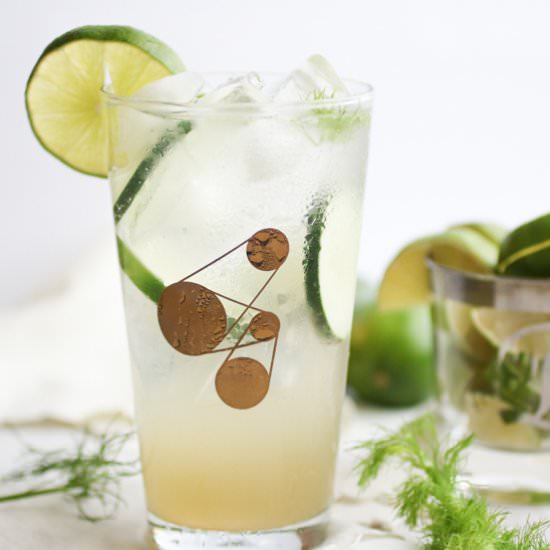 Refreshing Fennel Spritzer Mocktail