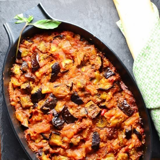 Spicy Eggplant + Thai Basil