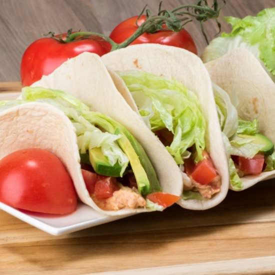 Slow Cooker Chicken Cheese Tacos