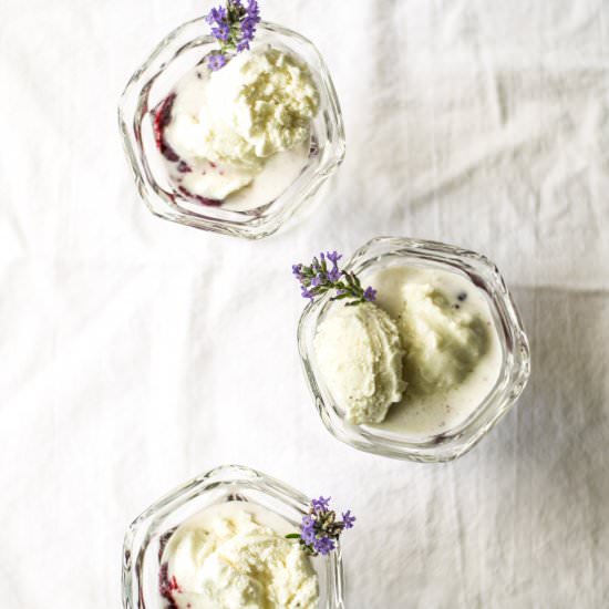 Blackberry Lavender Floats