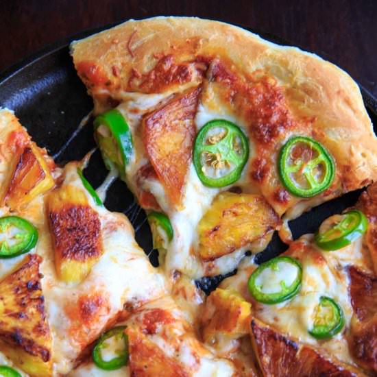 Grilled Pineapple & Jalapeno Pizza