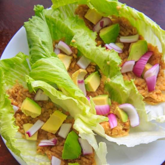 Lentil Lettuce Wraps