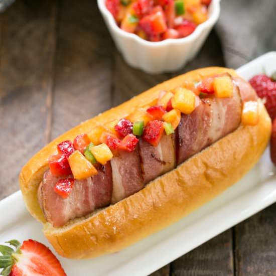 Bacon Wrapped Hot Dogs