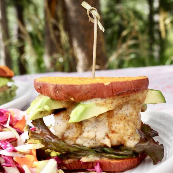 Sweet Potato Chicken Sliders