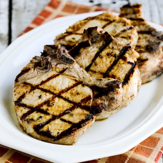 Greek-Seasoned Grilled Pork Chops