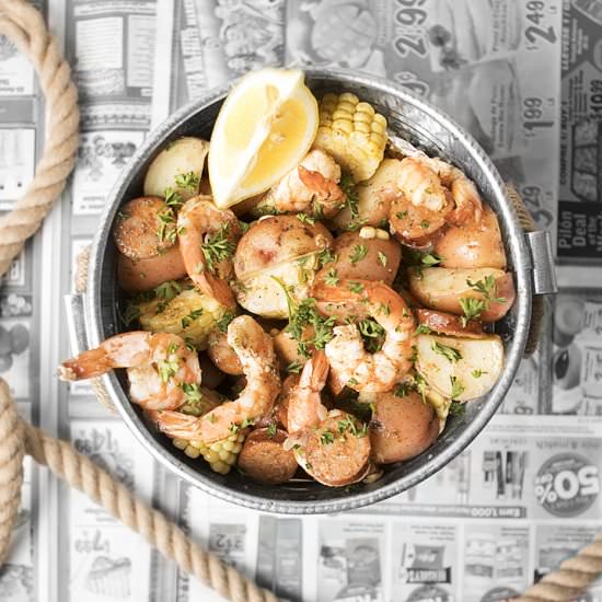 Sheet Pan Shrimp Boil