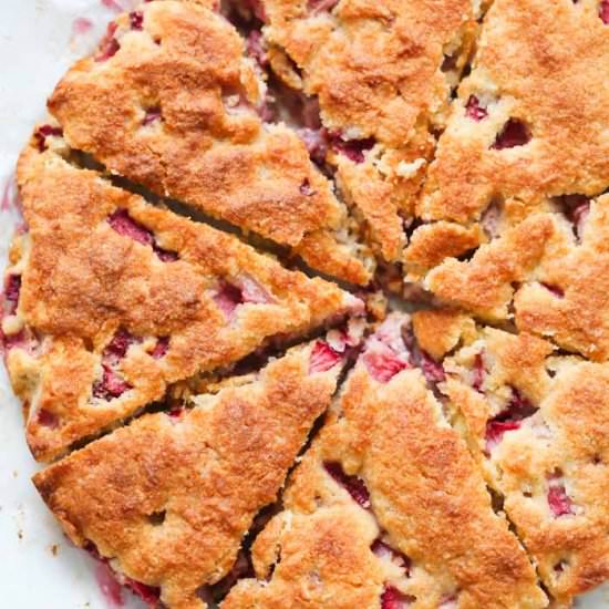 Low-carb Strawberry Coconut Scones