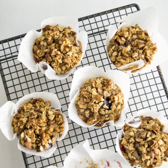 Maple Berry Muffins {Vegan}