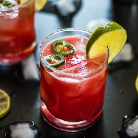 Spicy Watermelon Margarita