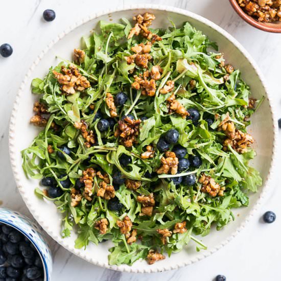 Blueberry Arugula Salad