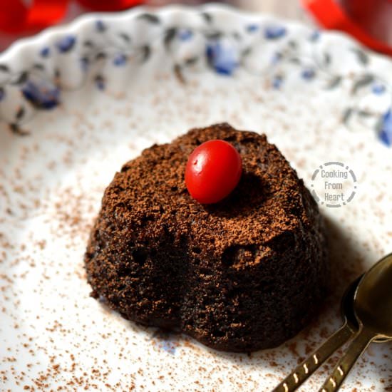 Eggless Choco Lava Cake