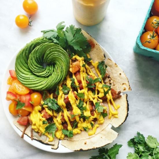 Paleo and Vegan Nacho Cheese