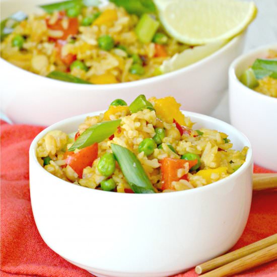Spicy Mango Fried Rice