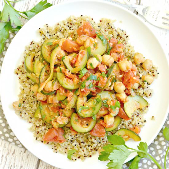 Zucchini Chickpea Stew