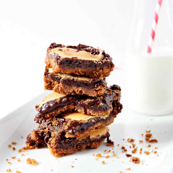 Mint Smores Bars