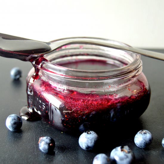 blueberry caramel sauce