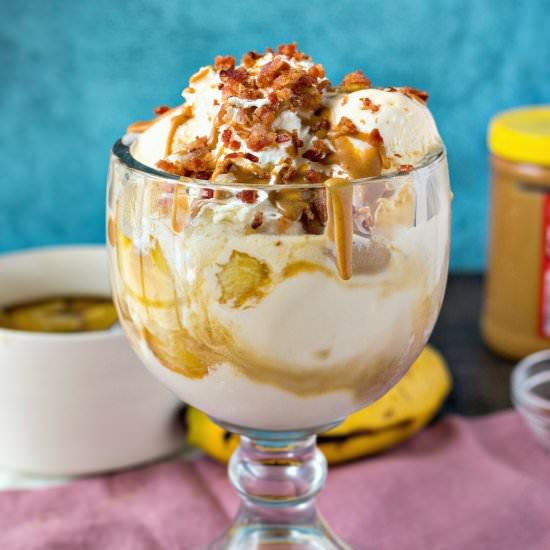 Elvis Ice Cream Sundae