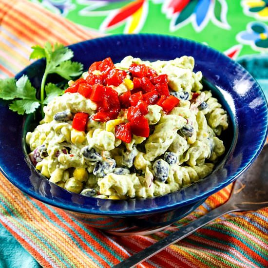 Mexican Green Goddess Pasta Salad