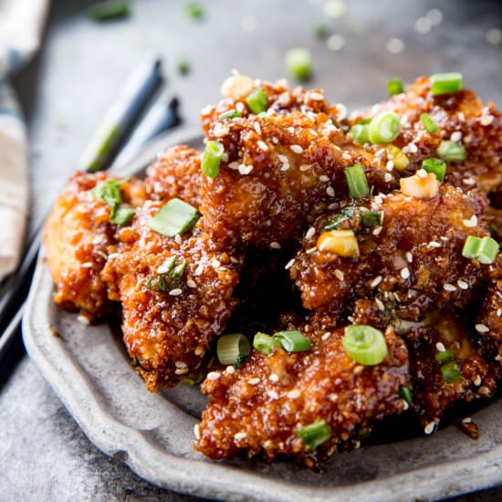 Sticky Chicken Bites