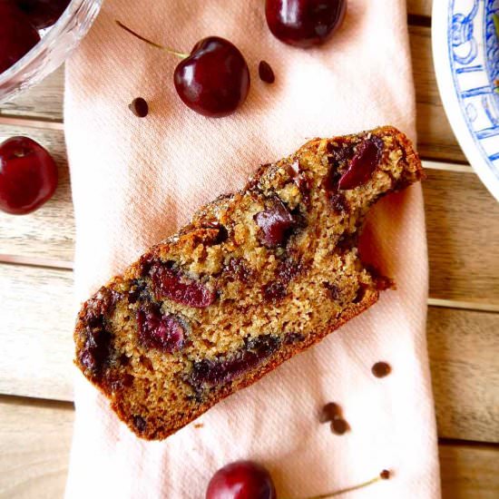 Cherry Chocolate Chip Banana Bread