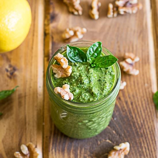 Walnut Basil Pesto