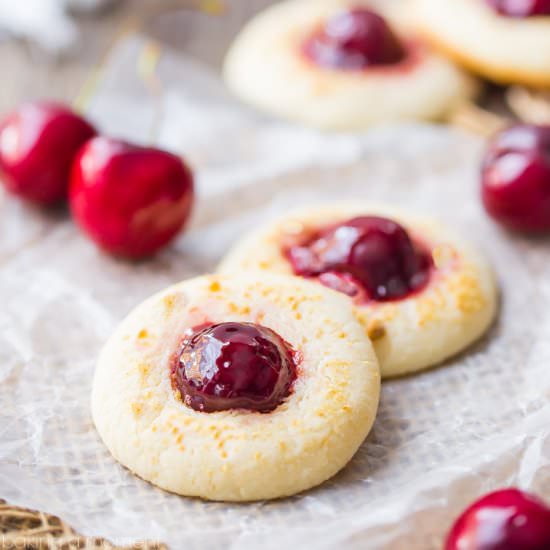 Cherry Cheesecake Thumbprints