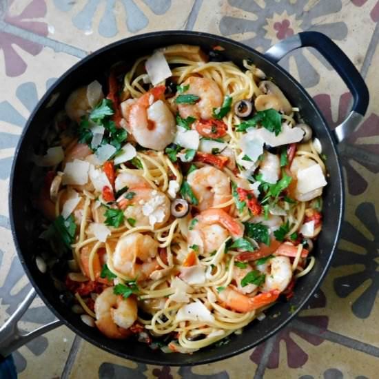 Easy Weeknight Shrimp Pasta