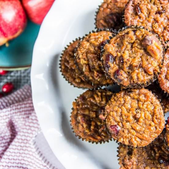 One Bowl Carrot Cake Muffins