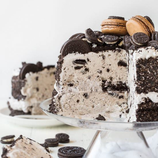 Oreo Ice Cream Freak Cake