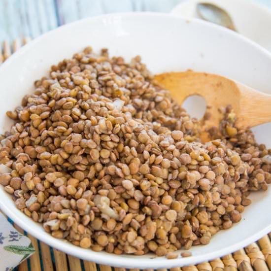 Seasoned Leantils Recipe
