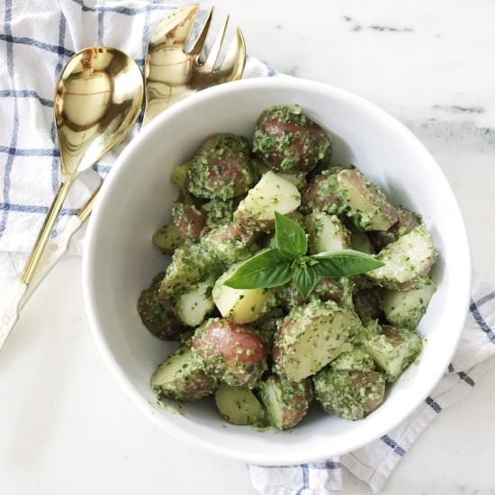 Basil Pesto Potato Salad