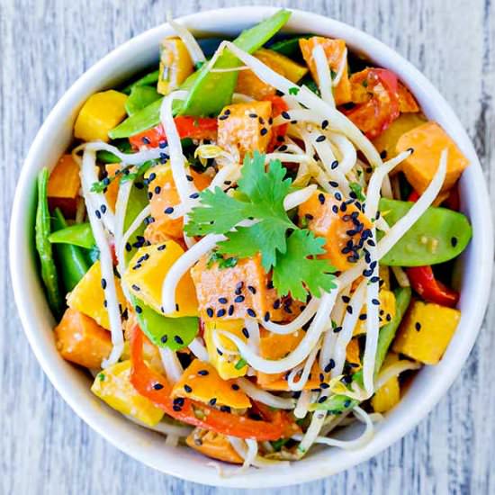 Rice Noodle Salad Veg & Sweet Miso