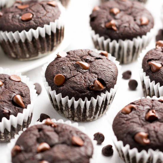 Mocha Chocolate Chip Mini Muffins