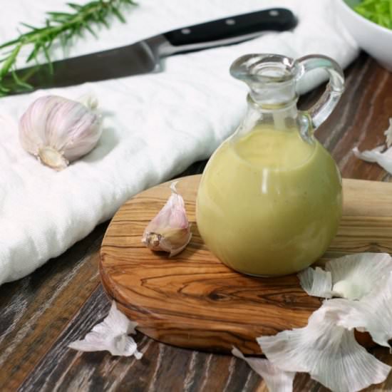 Roasted Garlic Salad Dressing