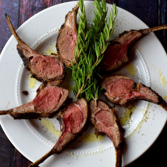 Honey and Herb Crusted Rack of Lamb