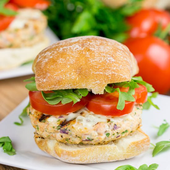 Grilled Salmon Burgers