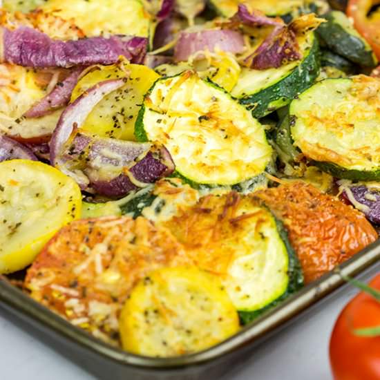 Easy Roasted Summer Vegetables