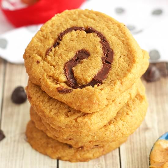 Peanut Butter and Chocolate Cookies