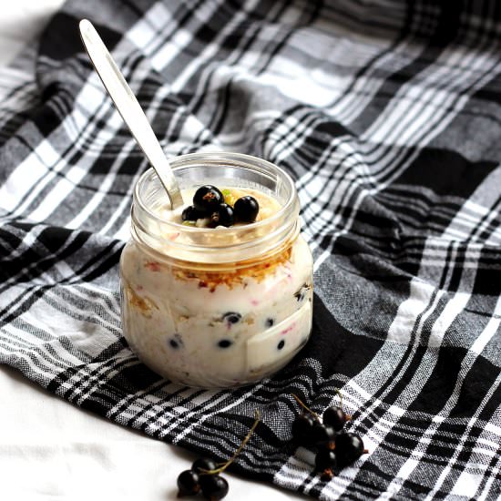 Blackcurrant & Apple Bircher Muesli