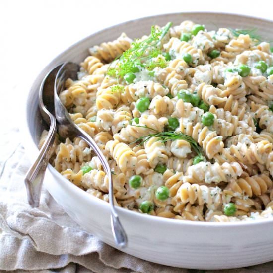 Pasta Salad w/ Cucumber Dressing